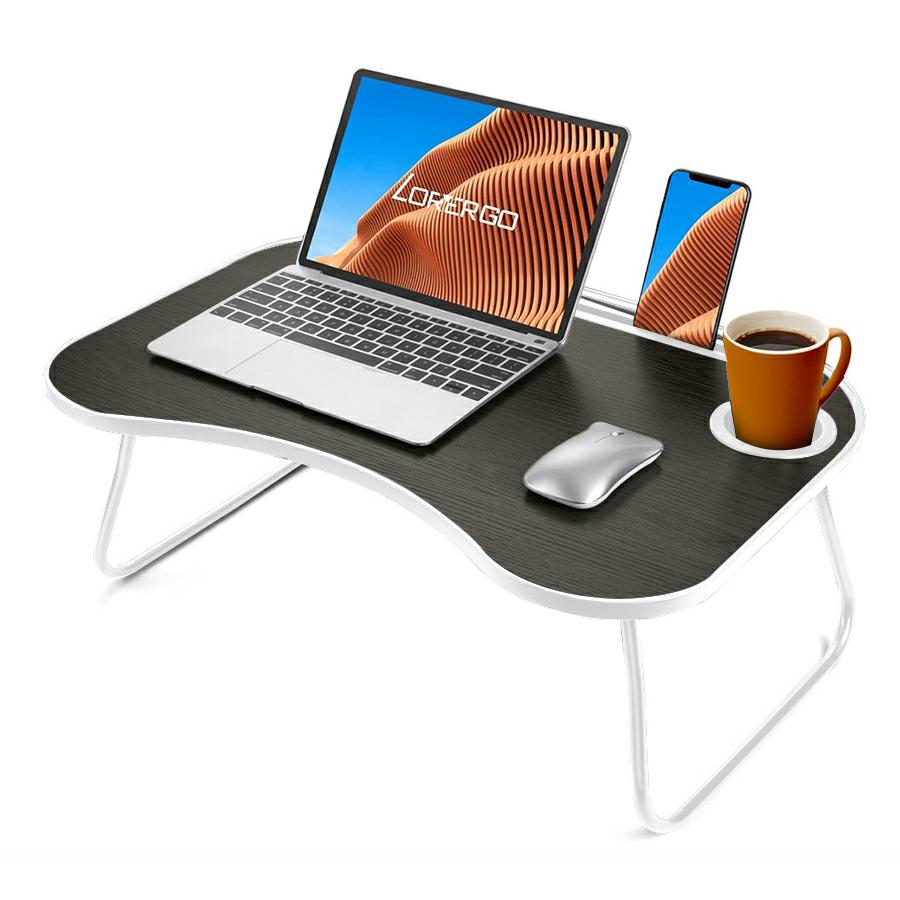 Adjustable laptop stand for bed—comfortable, stable support for work or streaming.