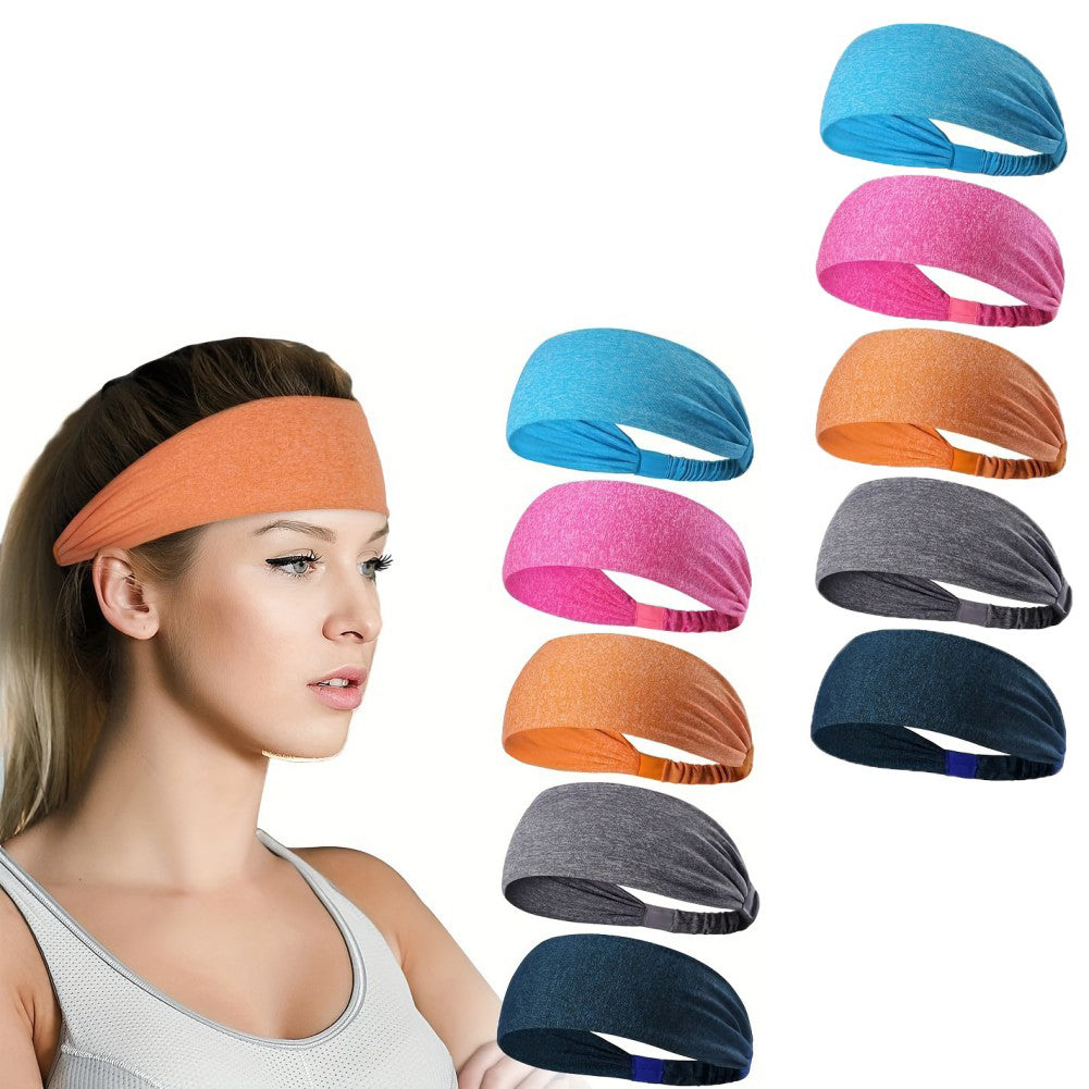 5-pack Yoga Sports fitness headbands that absorb sweat, stay secure, and keep you comfortable.