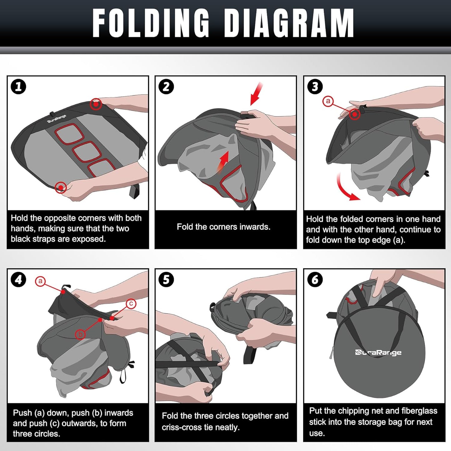 Pop-Up Golf Chipping Net - Ultimate Target Training Chip Aids for Precision & Distance, Outdoor | Indoor Practice, Golfer Gift