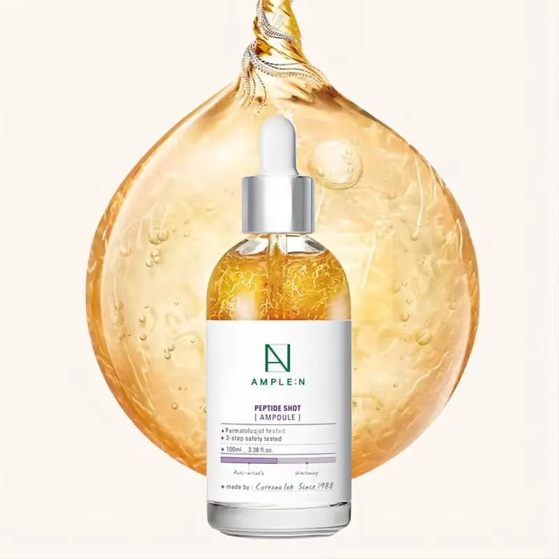 Korean Pearl Skin Serum with Peptide Collagen & Hyaluronic Acid - Brightening & Moisturizing Anti-Wrinkle Facial Care