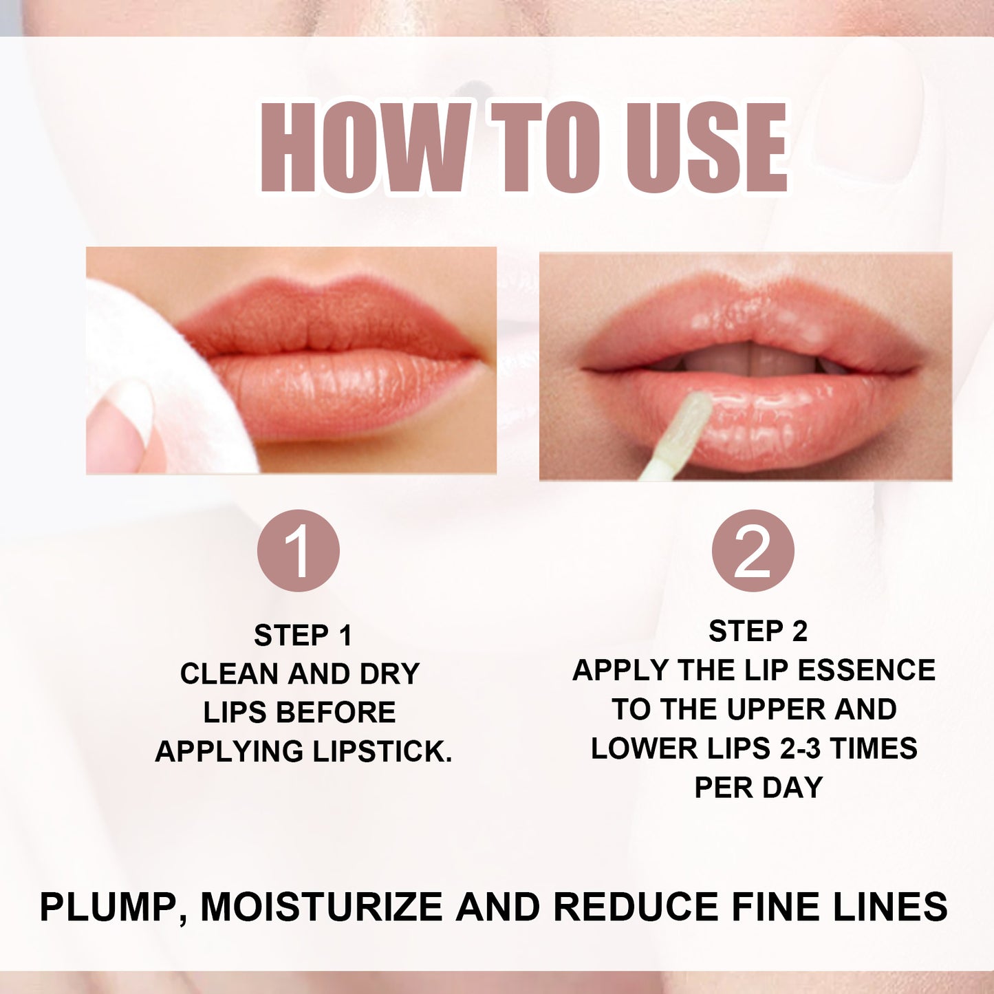 EELHOE Day And Night Lip Moisturizing Capsule, Hydrates Increases Lip Elasticity, Lip Plump Lip Liquid