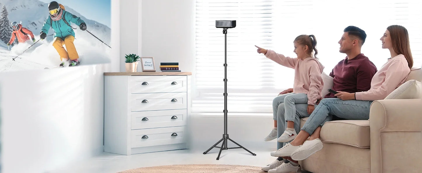 Innotech 62" Extendable Phone Tripod & Selfie Stick with Wireless Remote - Compatible with iPhone & Android Phones, Cameras