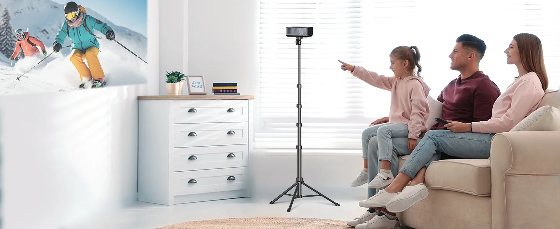 Innotech 62" Extendable Phone Tripod & Selfie Stick with Wireless Remote - Compatible with iPhone & Android Phones, Cameras