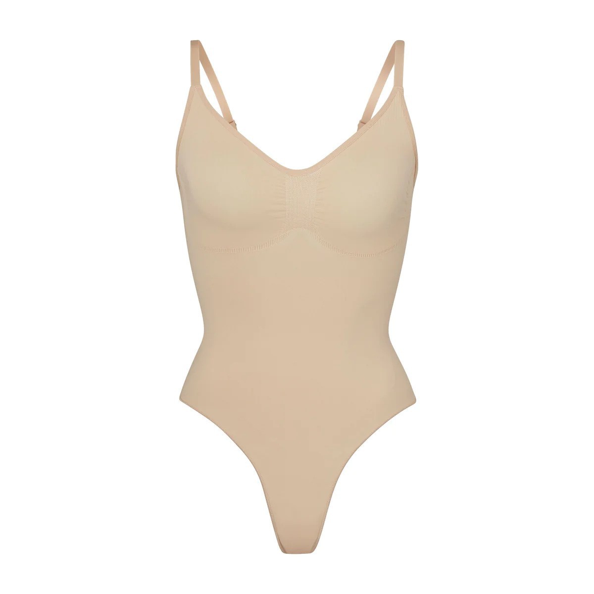Shapewear with integrated hip support to sculpt curves and smooth the waist.
