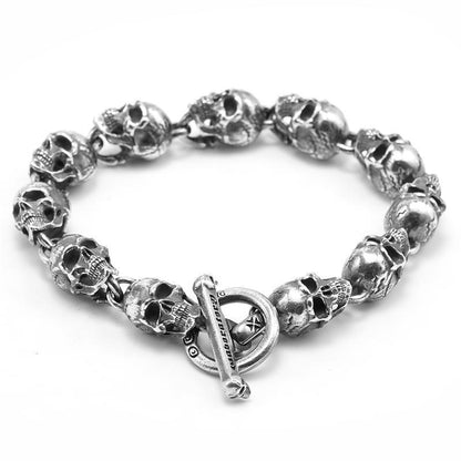 This American Garber Style Handmade Motorcycle Bracelet delivers raw biker style with a handcrafted edge—built for men and women who live free.