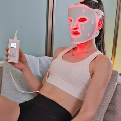 Photon Rejuvenation Mask – Red & Blue LED Beauty Apparatus for Home Facial Care