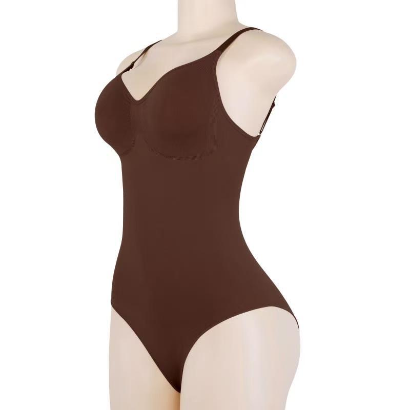Shapewear with integrated hip support to sculpt curves and smooth the waist.