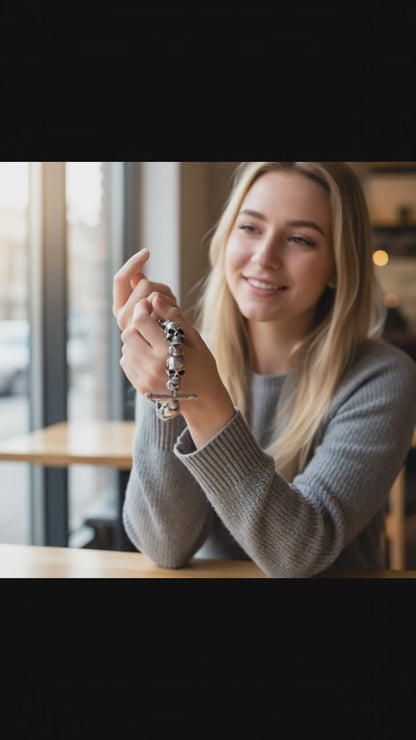This American Garber Style Handmade Motorcycle Bracelet delivers raw biker style with a handcrafted edge—built for men and women who live free.